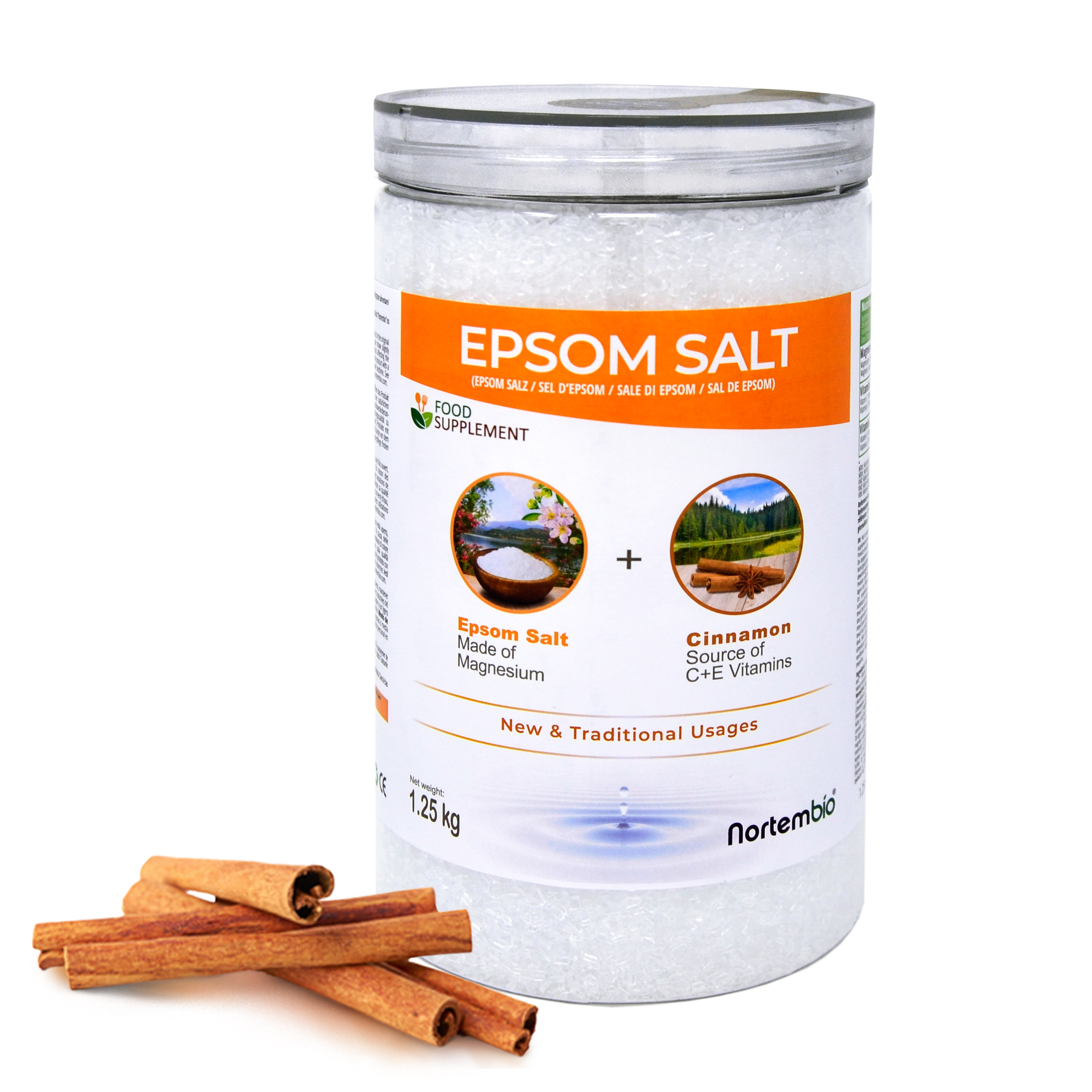 Sales de Epsom Alimentarias Canela
