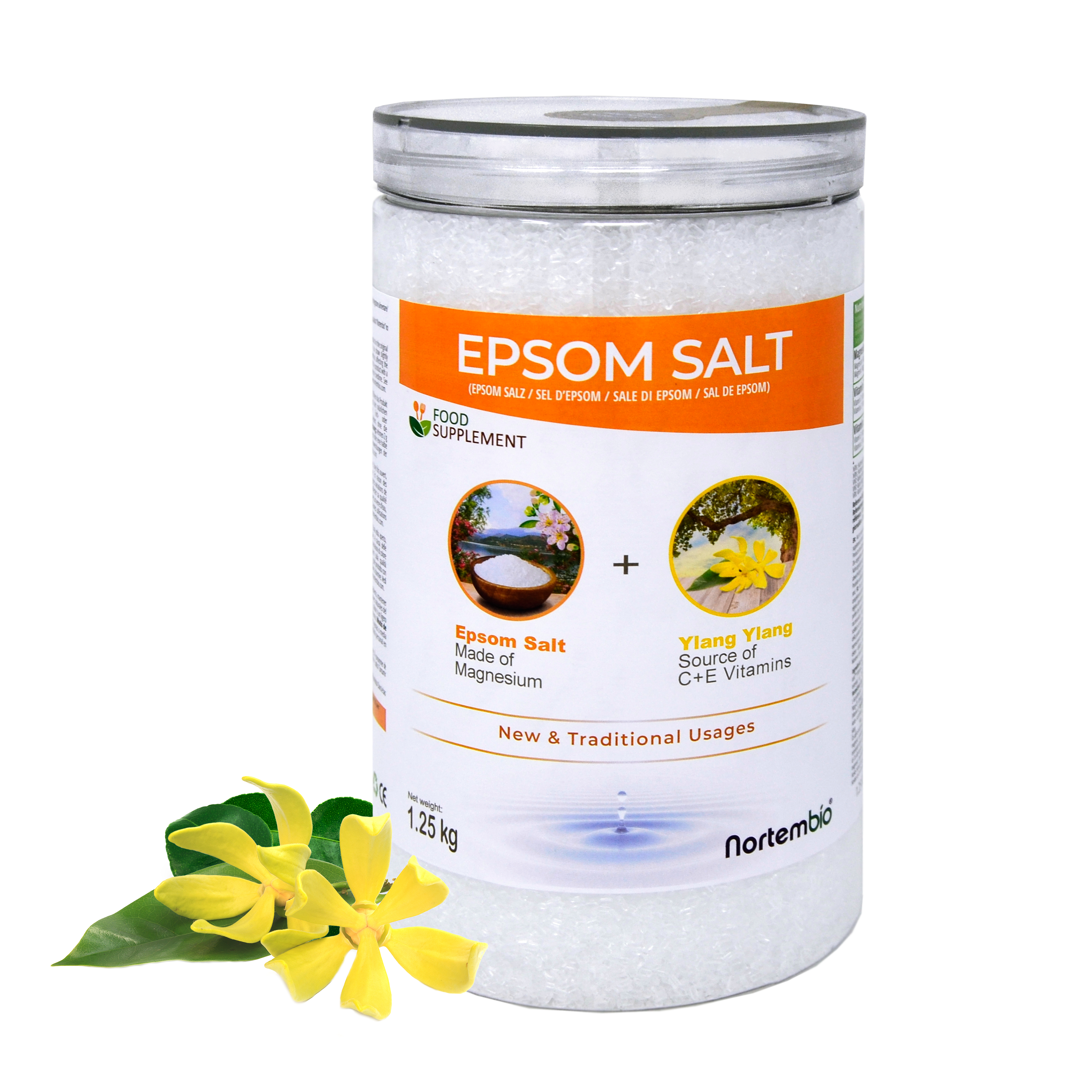 Sal de epsom alimentarias ylang ylang